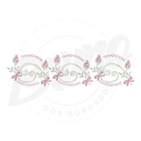 CG19M014 - Barrinha flor e laço