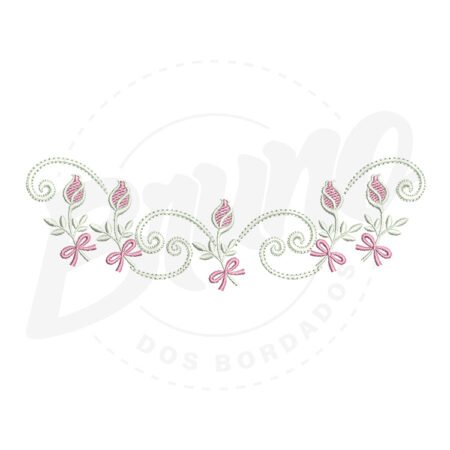 CG19M016 - Barrinha flor e laço