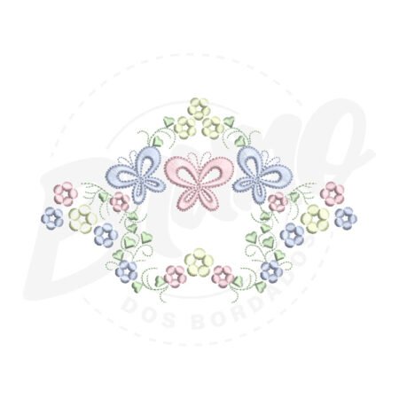 CG21M009 - Barrinha flor e borboleta