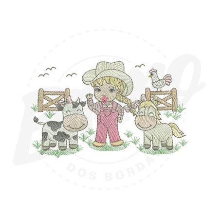 MP17M014-1 MP17M014 - Menina fazendeira