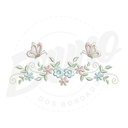 MP19M200-1 MP19M200 - Barrinha de flor e borboleta