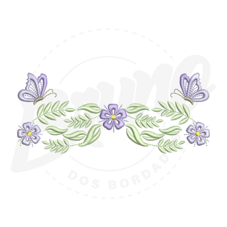 MP19M205 - Barrinha flor e borboleta