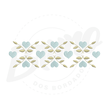 MP22M013 - Barrinha ramo e coração