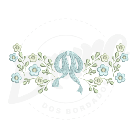 MP23M007T13X18-1 MP23M007 - Barrinha laço e floral