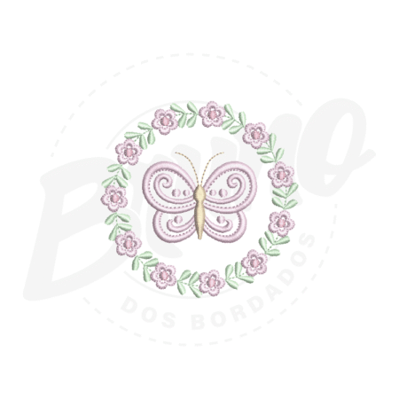 MP23M028T10X10xAPLIQUE-1 MP23M028 - Moldura Borboleta 3D, Aplique e Tatame