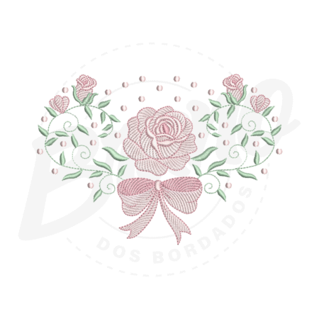 MP24M010-1 MP24M010 - Barrinha Laço e Rosa