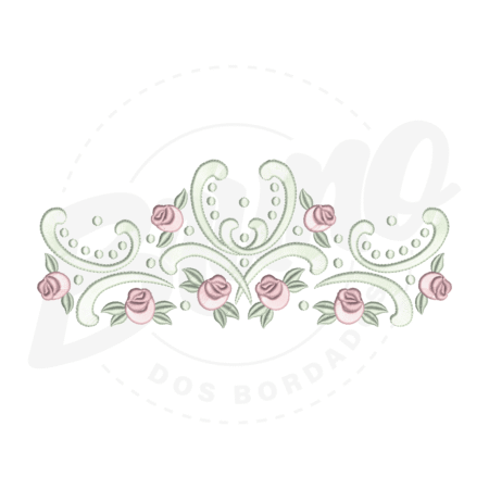 MP26M081-1 MP26M081 - Barrinha rosas e arabesco