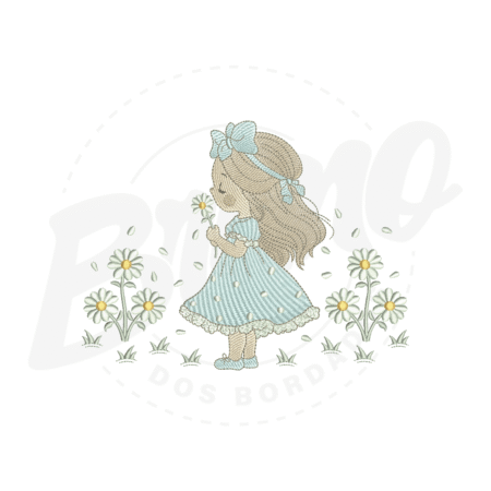 MP26M090-1 MP26M090 - Boneca e margaridas