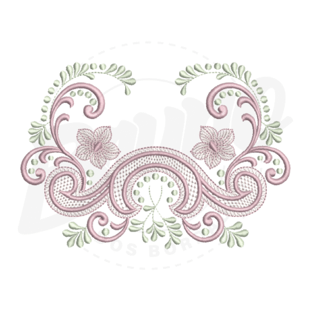 MP28M005T13X18-1 MP28M005 - Moldura floral