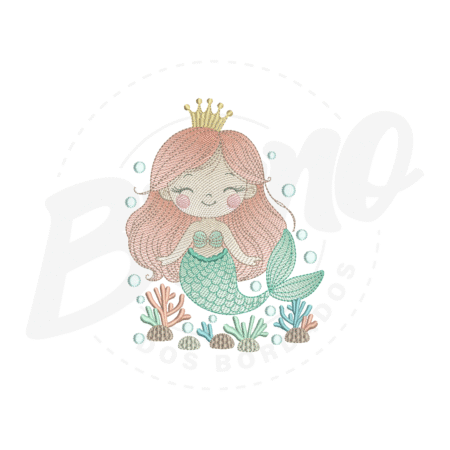 MP30M017T13X18 MP30M017 - Sereia e golfinho