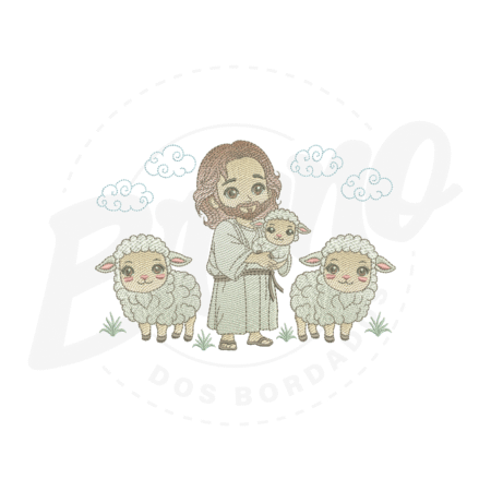 MP30M043T13X18 MP30M043 - Jesus e ovelhas