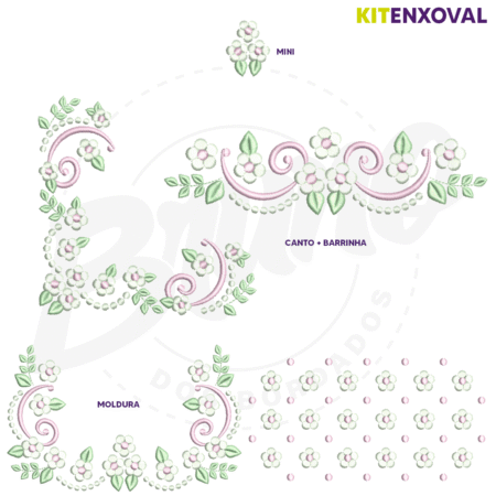 Kit Enxoval #108 - Floral