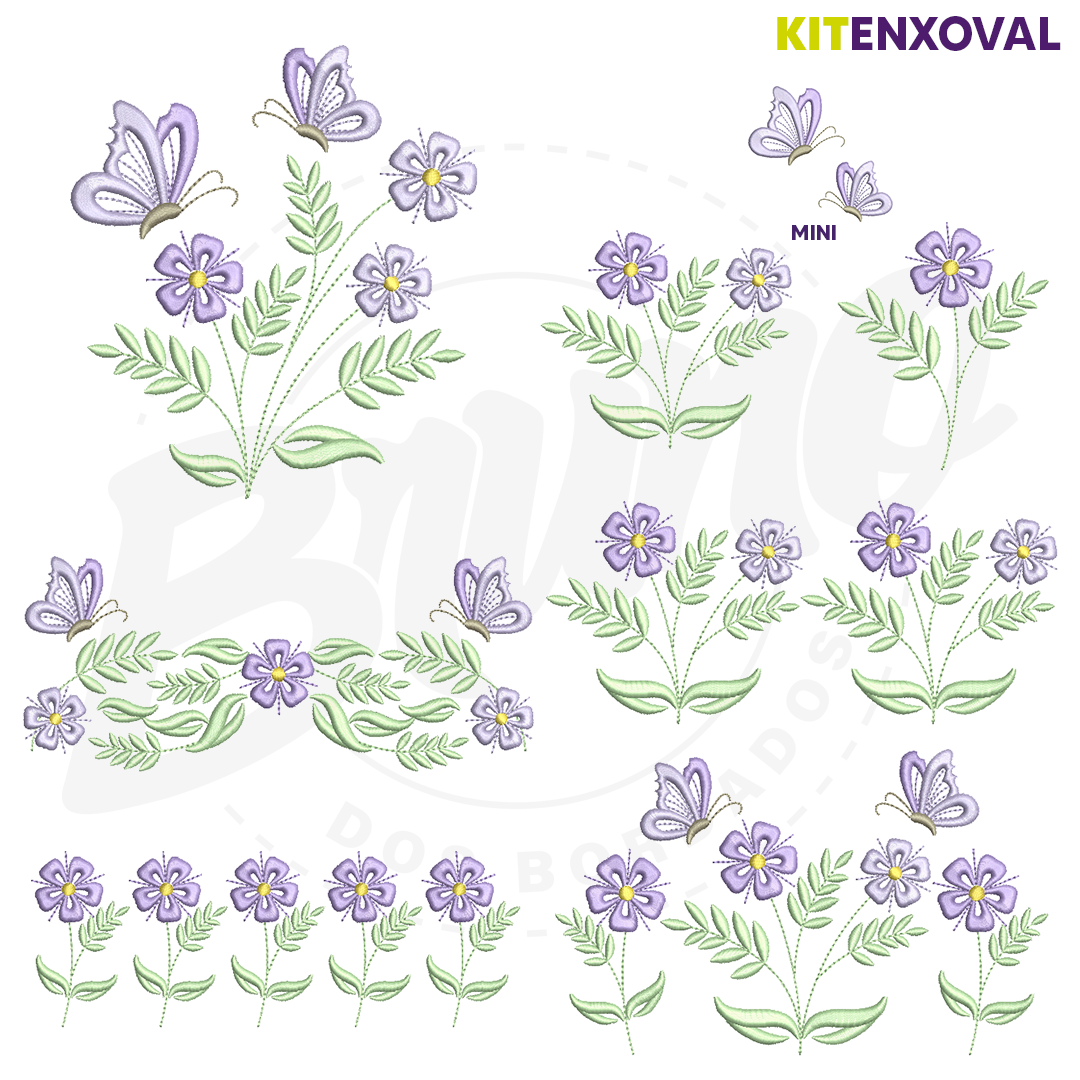Kit Enxoval #23 - Flores