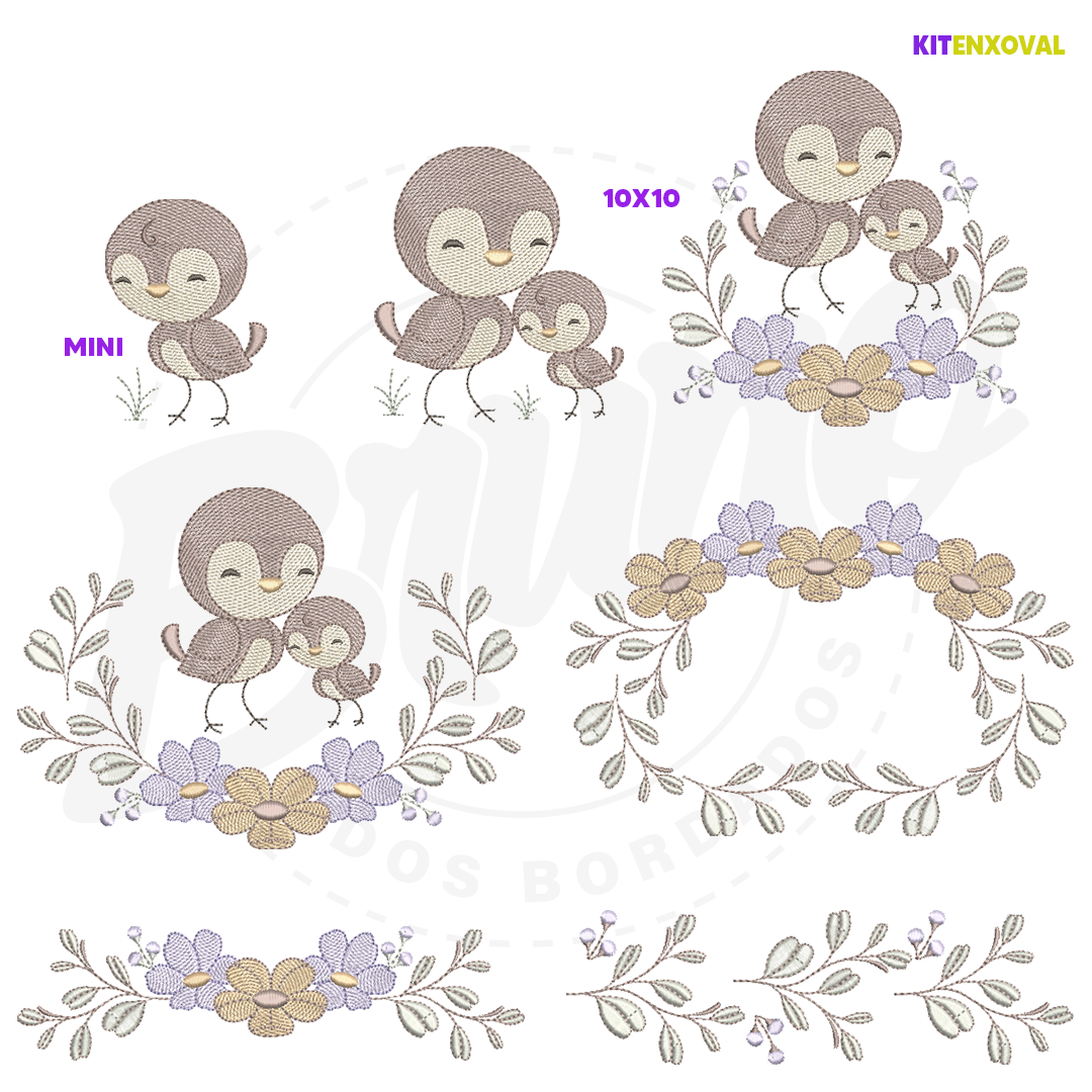 Kit Enxoval #161 - Passarinho