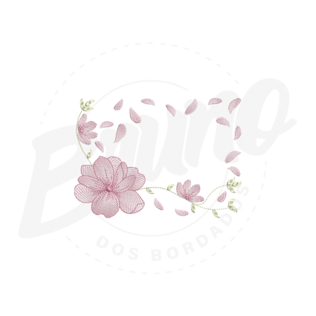 MP32M045 - Moldura floral