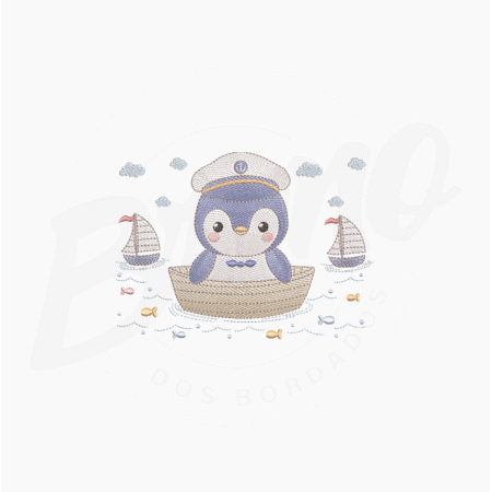 MP32M054T13X18 MP32M054 - Pinguim no barquinho