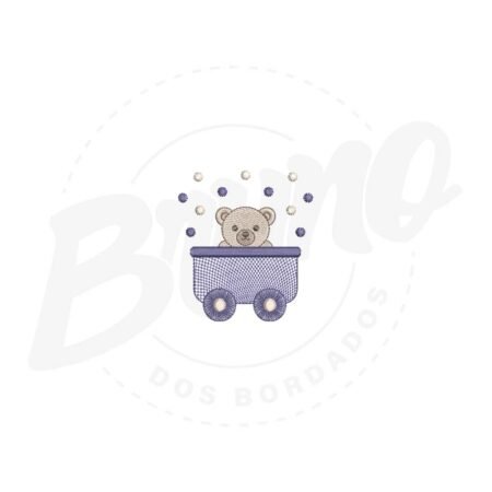 MP34M025 - Ursinho no trem MINI