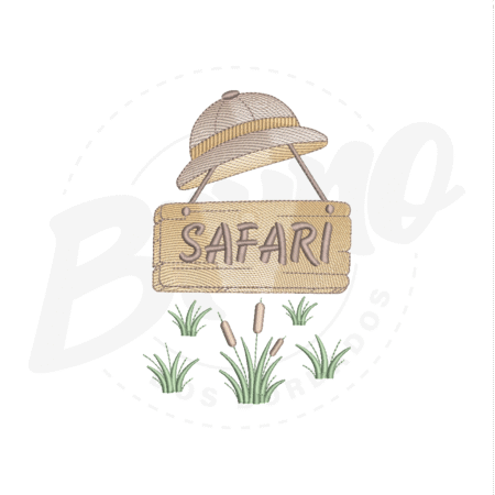 MP35M022 - Plaquinha safari