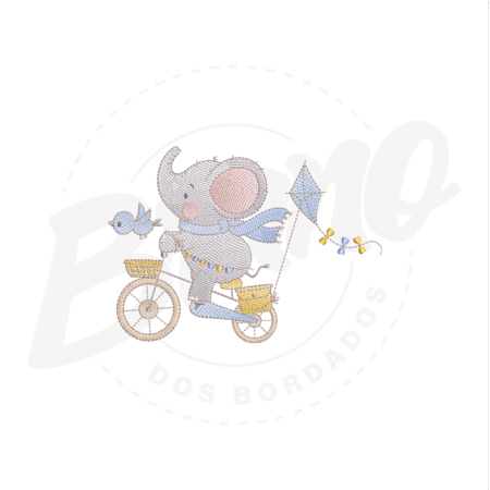 MP35M062 - Elefante na bike