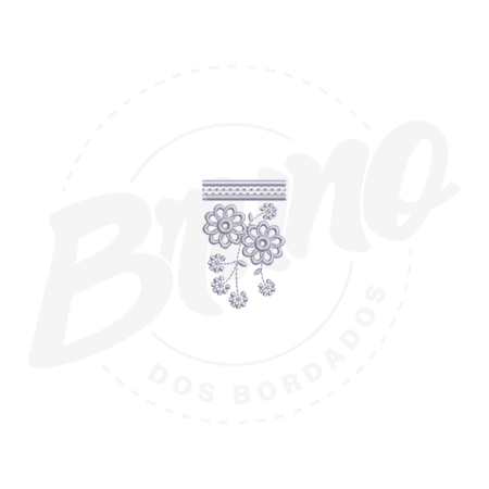 MP35M075 - Barrinha flor MINI