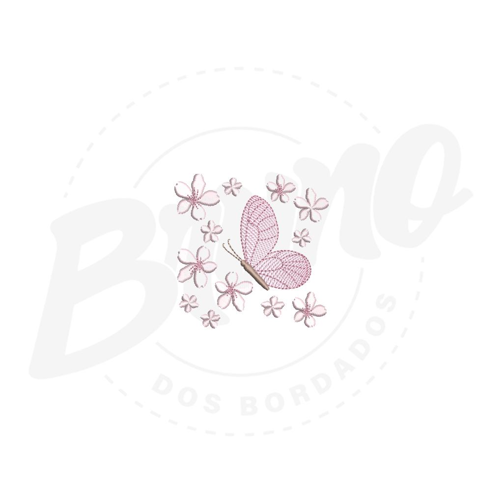 MP35M132 - Borboleta 3D MINI