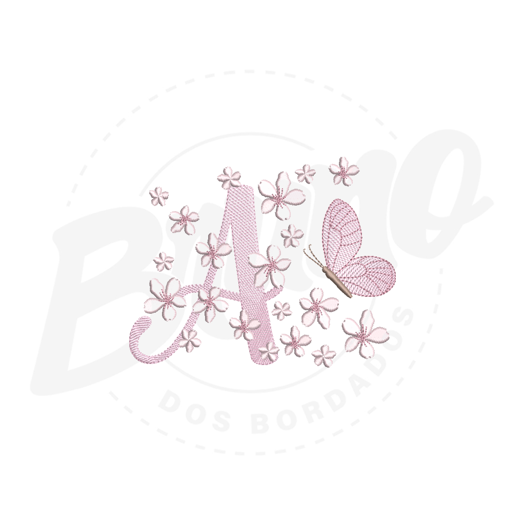 Alfabeto Borboleta 3D