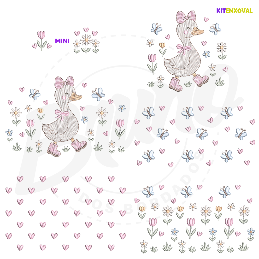 Kit Enxoval #176 - Patinha e jardim